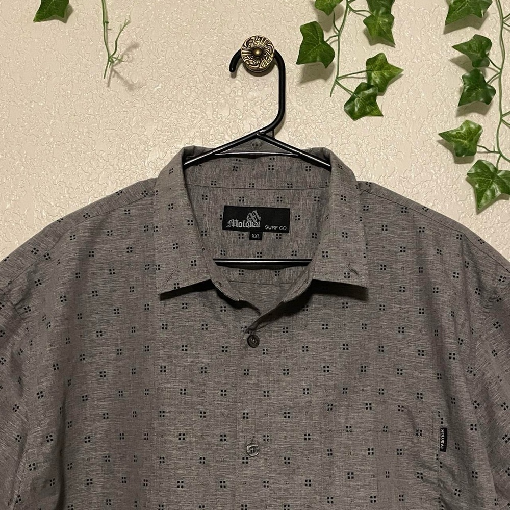 Vintage Grey Button Up Shirt